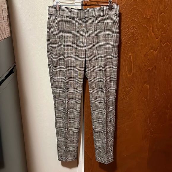 H&M black and white plaid slacks-EUC - Picture 2 of 12